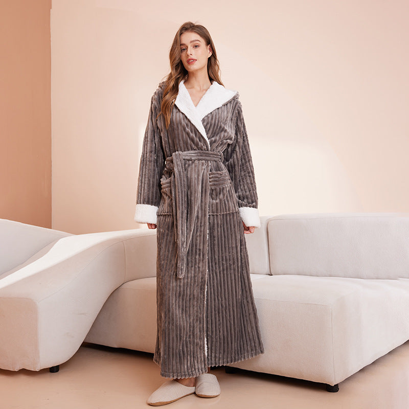 Luxury Hooded Couple Robe