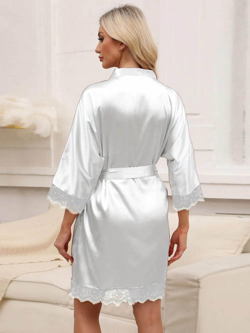Elegant Lace Sleepwear Robe