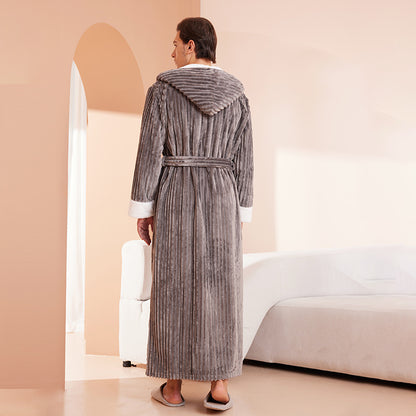 Luxury Hooded Couple Robe