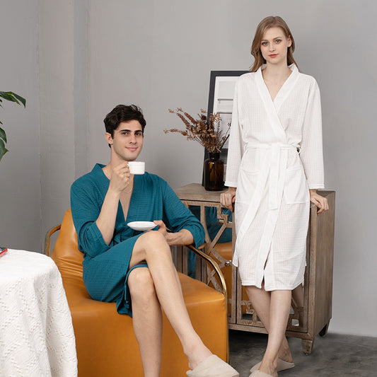 Luxury Waffle Bathrobe