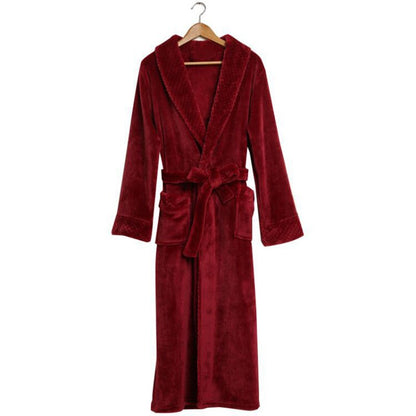 Luxury Winter Flannel Robe Extra Long